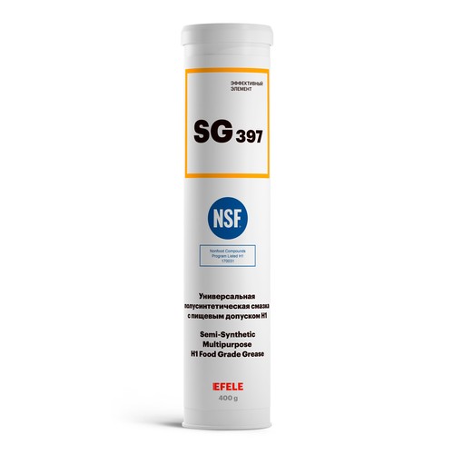 Пищевая смазка Efele SG-397, 5 кг, полусинтетика купить в Мурманске с доставкой