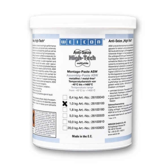 Антикоррозионная паста WEICON Anti-Seize High-Tech, 1 кг