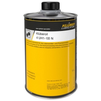 Пищевое масло KLUBER Kluberoil 4 UH1 - 100N ISO VG: 100, 1 л, синтетика