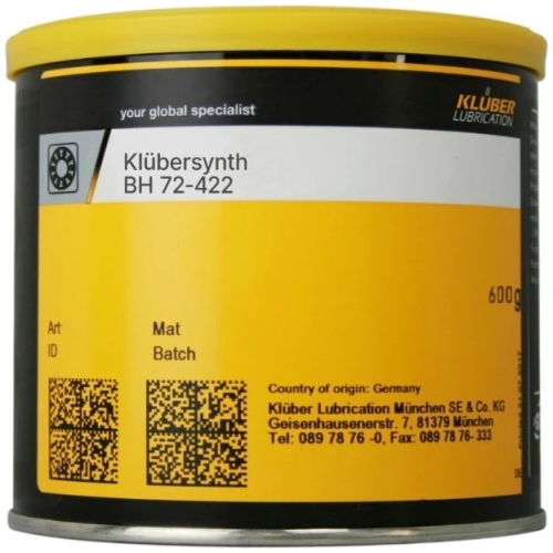 KLUBER Klubersynth BH 72-422, 600 г купить в Мурманске с доставкой