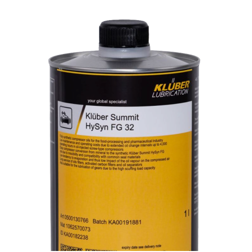 Компрессорное масло KLUBER Summit, 1 л, синтетика купить в Мурманске с доставкой