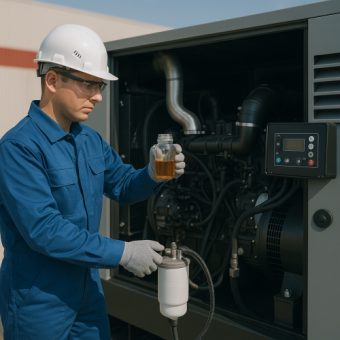 Обслуживание топливных систем генераторов