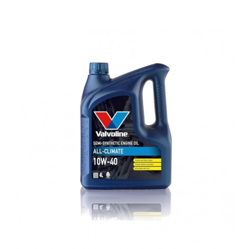 Моторное масло Valvoline All-Climate 10W-40, 4 л, минеральное купить в Мурманске с доставкой