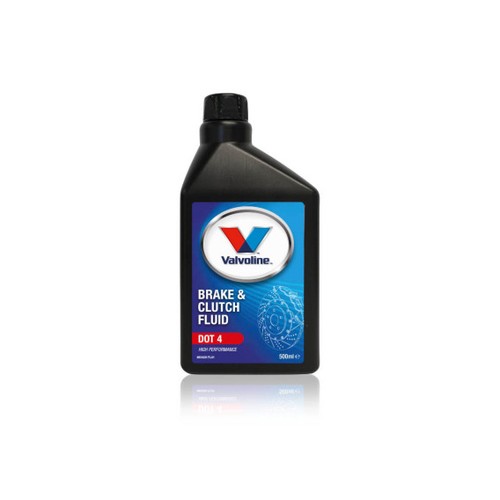 Тормозная жидкость Valvoline Brake & Clutch Fluid DOT 4, 0,5 л, синтетика купить в Мурманске с доставкой