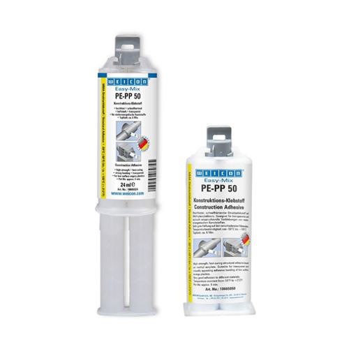 Структурный акриловый клей WEICON Easy-Mix PE-PP, 50 мл купить в Мурманске с доставкой